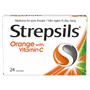 Strepsils Orange with Vitamin C- Hộp 24 viên